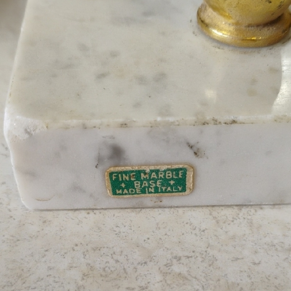 Gold Eagle Sculpture on Marble Base - Picture 3 of 5
